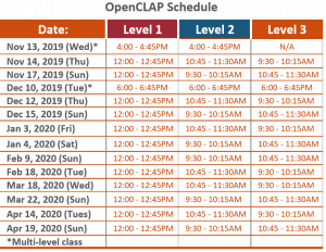 OpenCLAP Jan apr 2020 Jpg